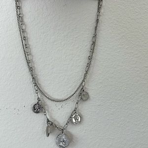 Silver Coin necklace
